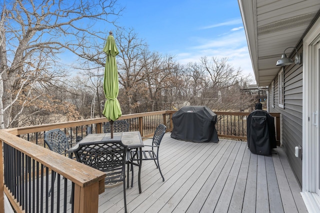 3664 Canary Way, Eagan, MN 55123 - deck with grilling area and outdoor dining space