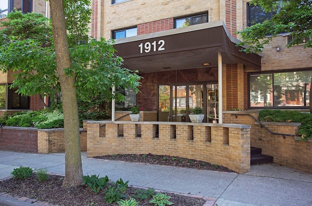 1912 Dupont Ave S Unit 302, Minneapolis, MN 55403 - doorway to property with brick siding