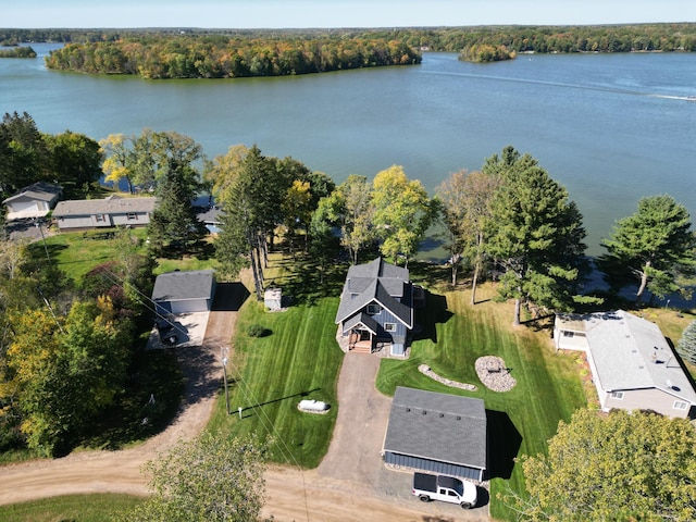 2051 Pine Knoll Rd, Knife Lake Twp, MN 55051 - drone / aerial view of a large body of water