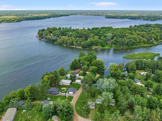 2051 Pine Knoll Rd, Knife Lake Twp, MN 55051 - aerial view of property's location featuring a nearby body of water