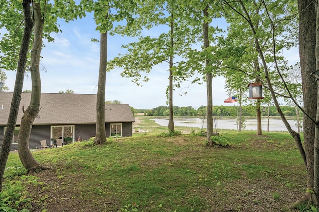 7410 313th Ave NE, North Branch Twp, MN 55056 - view of yard featuring a water view