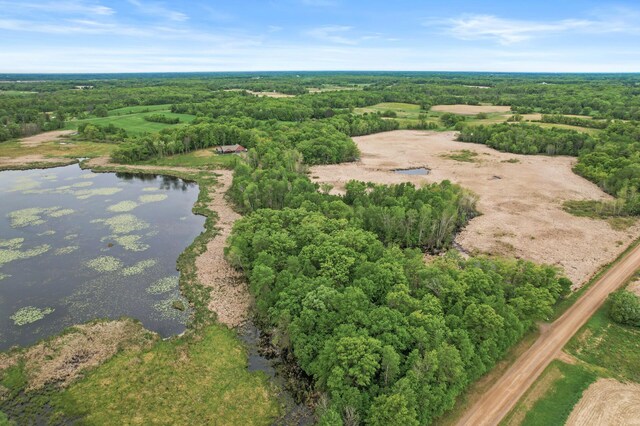 7410 313th Ave NE, North Branch Twp, MN 55056 - aerial view of a nearby body of water and a forest