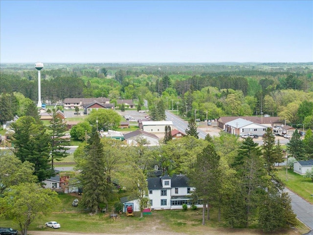 114 Washburn Ave W, Backus, MN 56435 - aerial perspective of suburban area featuring a forest