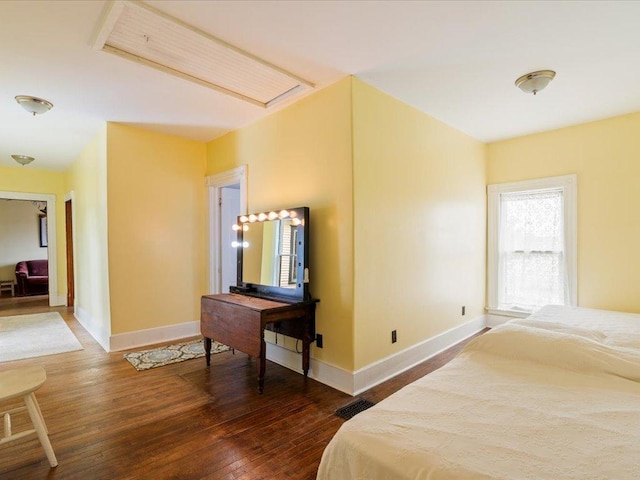114 Washburn Ave W, Backus, MN 56435 - bedroom with baseboards and hardwood / wood-style floors