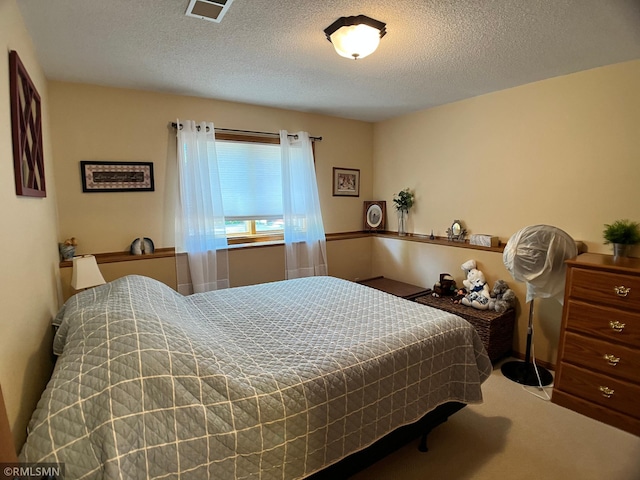 204 10th St N, Sartell, MN 56377 - carpeted bedroom featuring a textured ceiling
