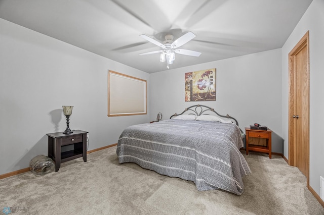 6738 Joseph St, Horace, ND 58047 - bedroom with carpet, ceiling fan, and baseboards