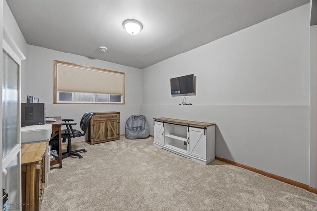 6738 Joseph St, Horace, ND 58047 - office featuring light colored carpet and baseboards