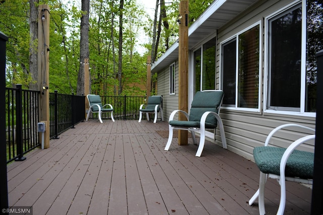 48080 218th Pl, Mcgregor, MN 55760 - view of wooden deck