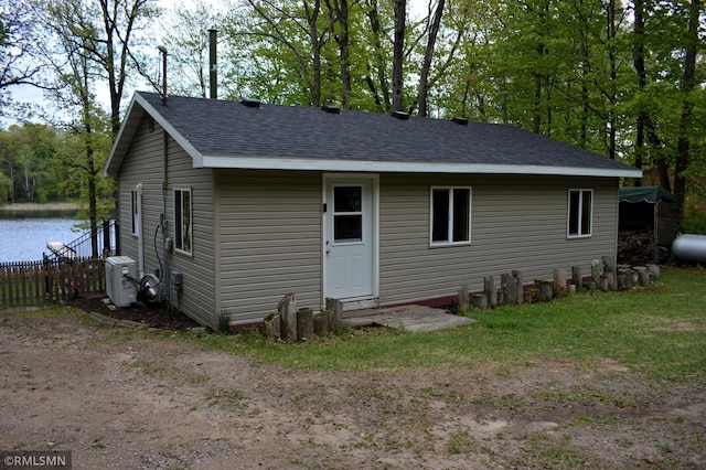 48080 218th Pl, Mcgregor, MN 55760 - view of outbuilding with a cooling unit and a water view