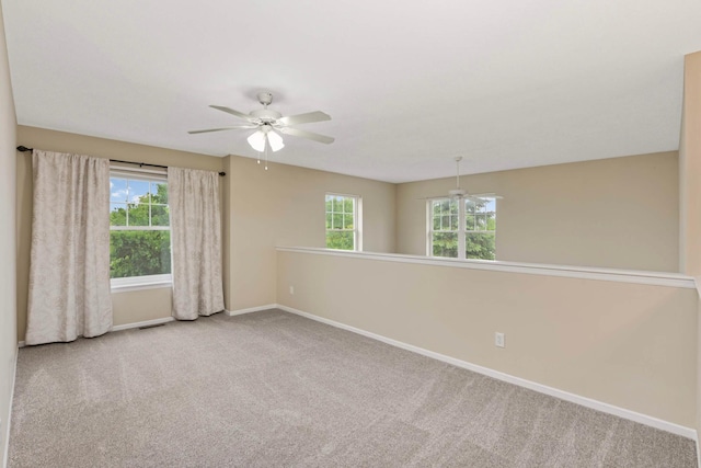 20338 Kensfield Trl Unit 1606, Lakeville, MN 55044 - unfurnished room featuring ceiling fan, baseboards, and carpet floors