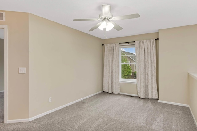 20338 Kensfield Trl Unit 1606, Lakeville, MN 55044 - empty room with carpet floors, a ceiling fan, and baseboards