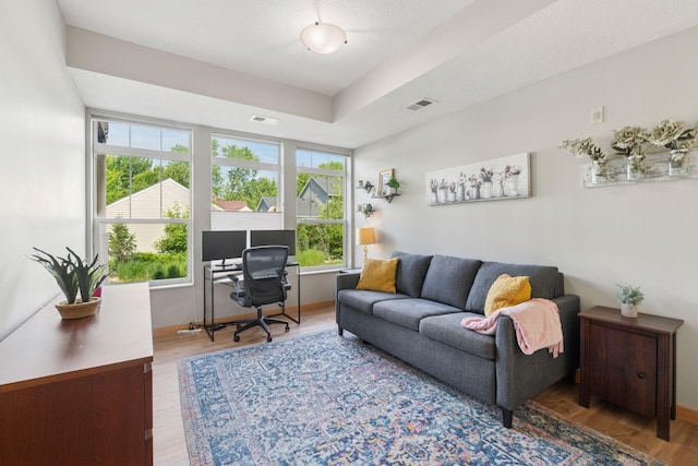 4132 Vernon Ave S Unit A103, Saint Louis Park, MN 55416 - office area featuring wood finished floors and baseboards