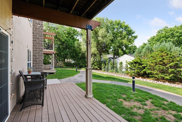 4132 Vernon Ave S Unit A103, Saint Louis Park, MN 55416 - deck featuring a lawn