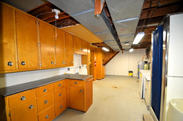415 Hubbard Ave N, Litchfield, MN 55355 - unfinished below grade area with stairs