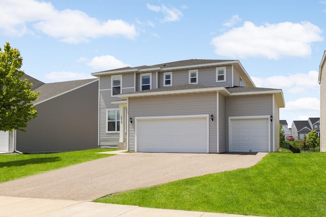 5010 Sandpebble Ln, Woodbury, MN 55129 - view of front facade with driveway and a front lawn