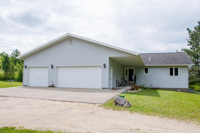 11005 320th St, Clover Twp, MN 56470 - view of front of home with a shingled roof and a front yard
