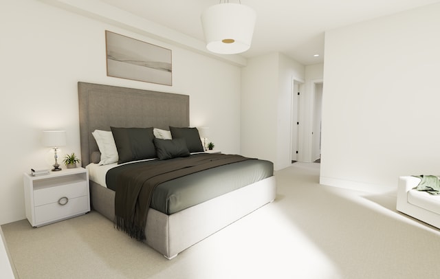 2815 44th St Unit 15, Minneapolis, MN 55410 - bedroom featuring light colored carpet and recessed lighting
