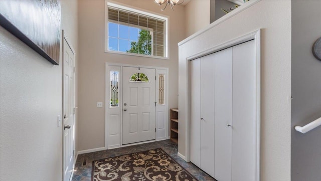 13590 Jesse St, Becker, MN 55308 - entryway featuring baseboards and a high ceiling