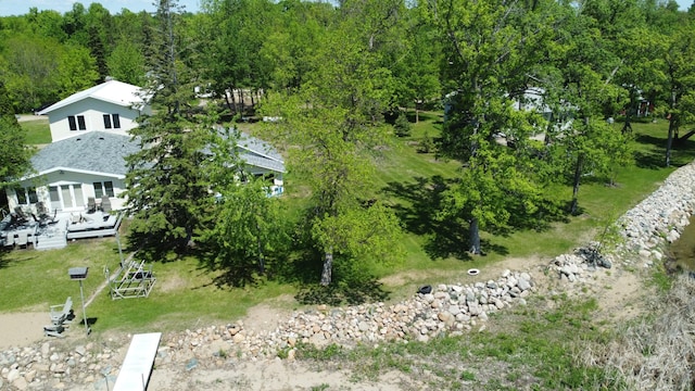 42606 Pleasure Park Rd, Otter Tail Twp, MN 56571 - view from above of property