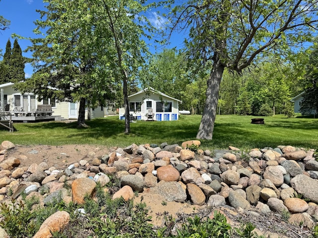 42606 Pleasure Park Rd, Otter Tail Twp, MN 56571 - view of green lawn