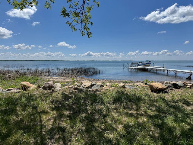 42606 Pleasure Park Rd, Otter Tail Twp, MN 56571 - dock featuring a water view