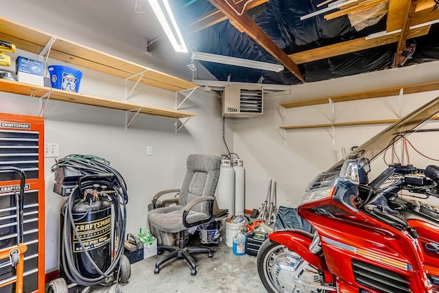 1221 43rd Ave NE, Columbia Heights, MN 55421 - garage with a heating unit