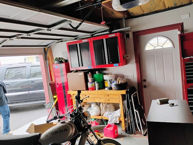 1221 43rd Ave NE, Columbia Heights, MN 55421 - garage featuring a garage door opener