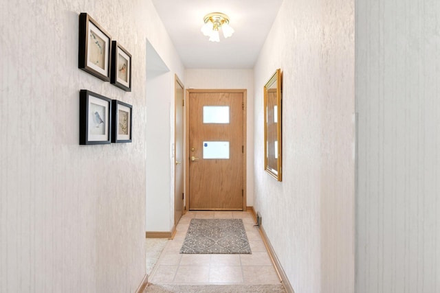 5456 Twin Lake Blvd E, Brooklyn Center, MN 55429 - entryway with light tile patterned floors