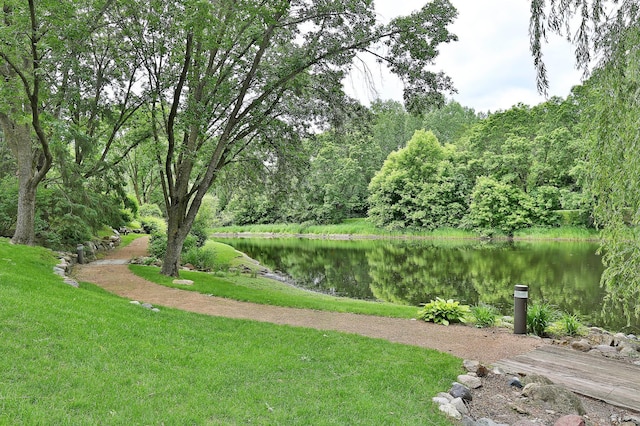 5601 Dewey Hill Rd Unit 310, Edina, MN 55439 - view of property's community with a water view and a wooded view