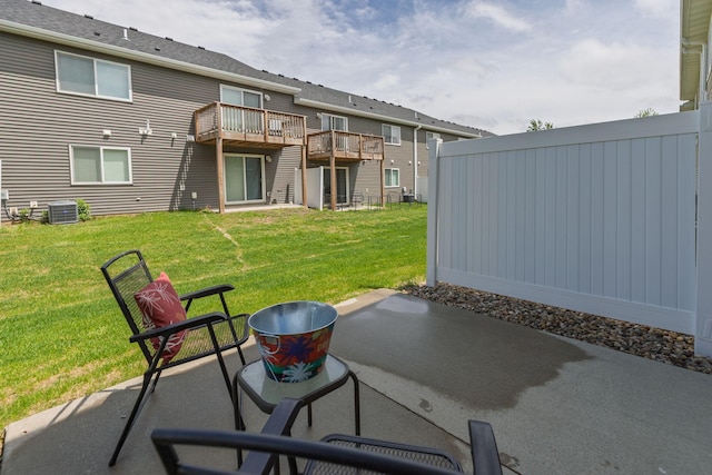1217 Sundance Ct NE, Byron, MN 55920 - view of patio / terrace with cooling unit