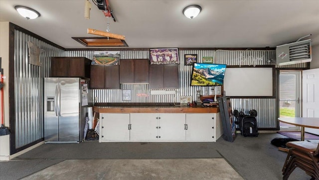 24405 18th Ave, Saint Augusta, MN 56301 - garage with stainless steel fridge with ice dispenser