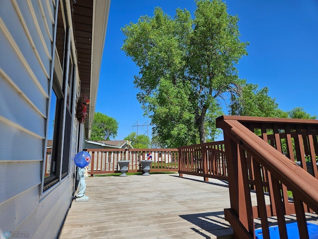 4732 San Juan Dr, Fargo, ND 58103 - view of wooden deck