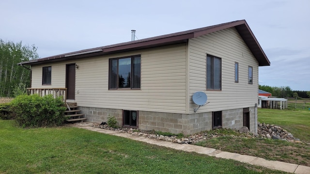 3454 44th Ave SW, Pine River, MN 56474 - view of home's exterior with a yard
