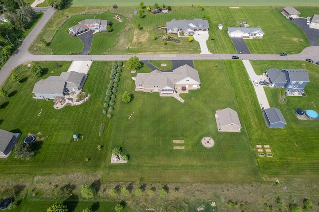 2142 Monarch Ct, Sartell, MN 56377 - aerial view of property and surrounding area featuring nearby suburban area