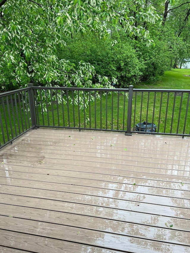 205 Darling Pl, Alexandria, MN 56308 - deck with a yard