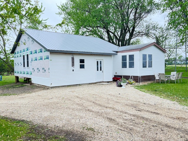 21486 121st Ave, Spring Valley, MN 55975 - view of front of property featuring dirt driveway and metal roof