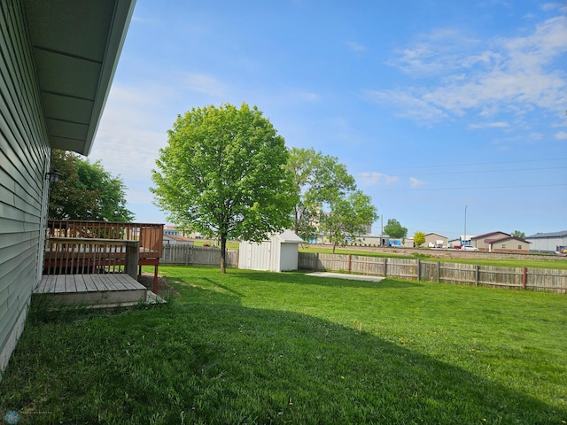 2904 17th Ave S, Moorhead, MN 56560 - view of yard with a deck