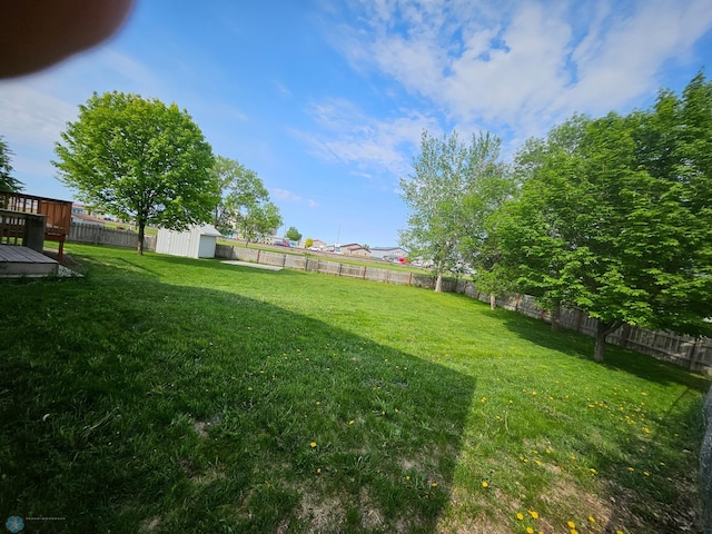 2904 17th Ave S, Moorhead, MN 56560 - view of yard with a deck