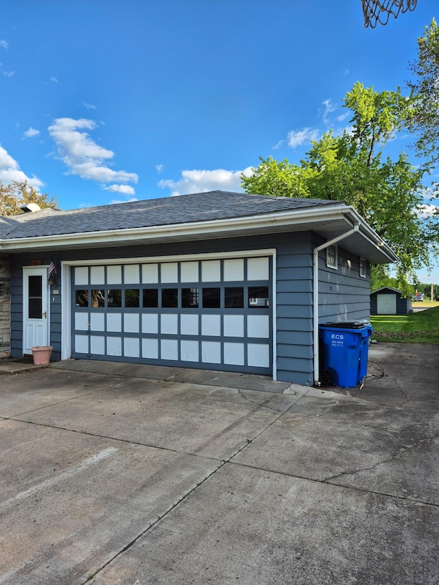 227 Summit Ave, Grantsburg, WI 54840 - view of garage