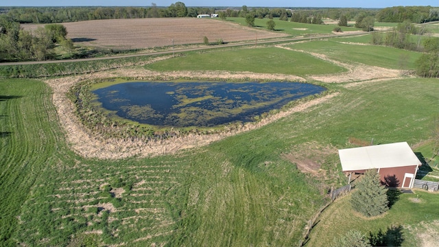 2200 405th Ave NW, Braham, MN 55006 - aerial overview of property's location with a large body of water and rural landscape