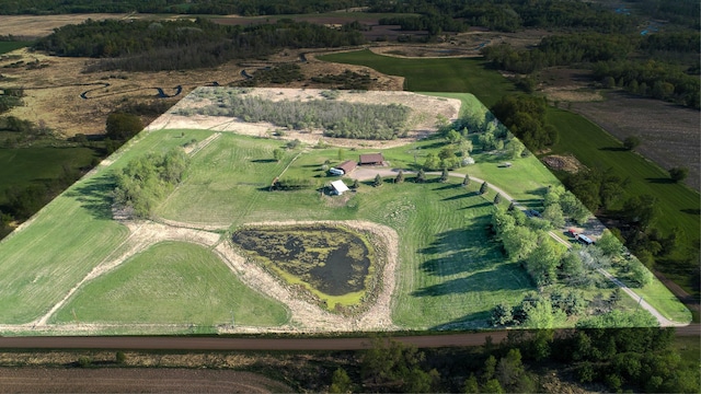 2200 405th Ave NW, Braham, MN 55006 - aerial view of property's location with rural landscape