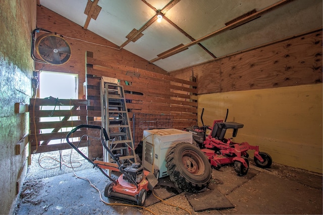 2200 405th Ave NW, Braham, MN 55006 - miscellaneous room with lofted ceiling