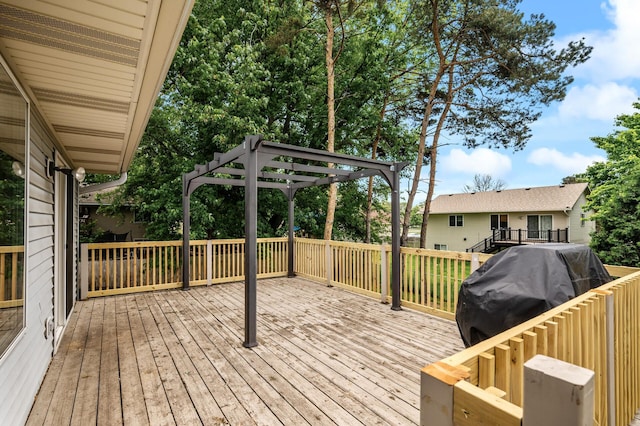 2572 91st Ln NE, Blaine, MN 55449 - deck featuring a pergola