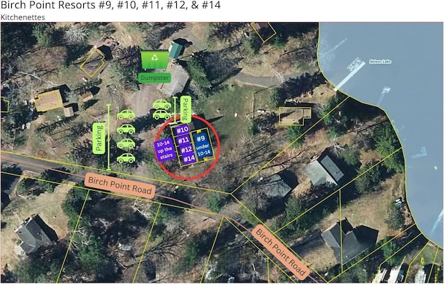 15326 Birch Point Rd, Lenroot Twp, WI 54843 - aerial overview of property's location