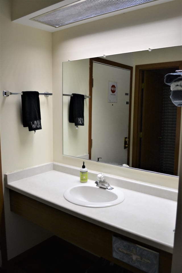 15326 Birch Point Rd, Lenroot Twp, WI 54843 - bathroom with vanity
