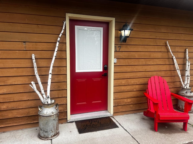15326 Birch Point Rd, Lenroot Twp, WI 54843 - view of doorway to property