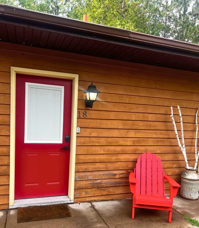 15326 Birch Point Rd, Lenroot Twp, WI 54843 - view of property entrance