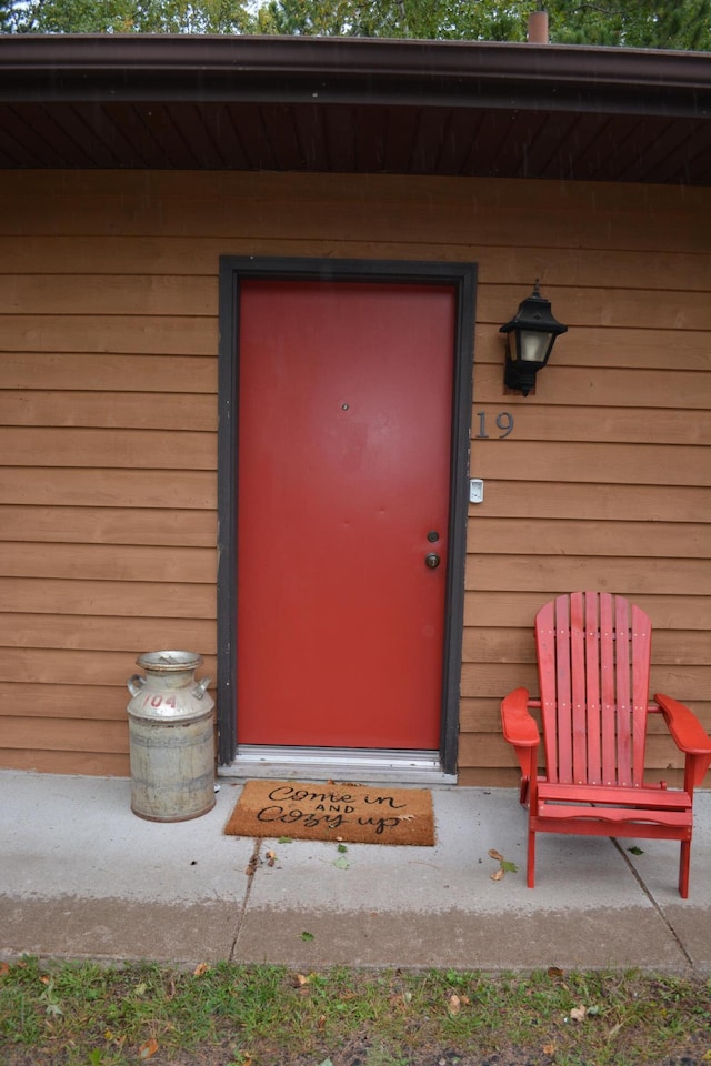 15326 Birch Point Rd, Lenroot Twp, WI 54843 - view of entrance to property
