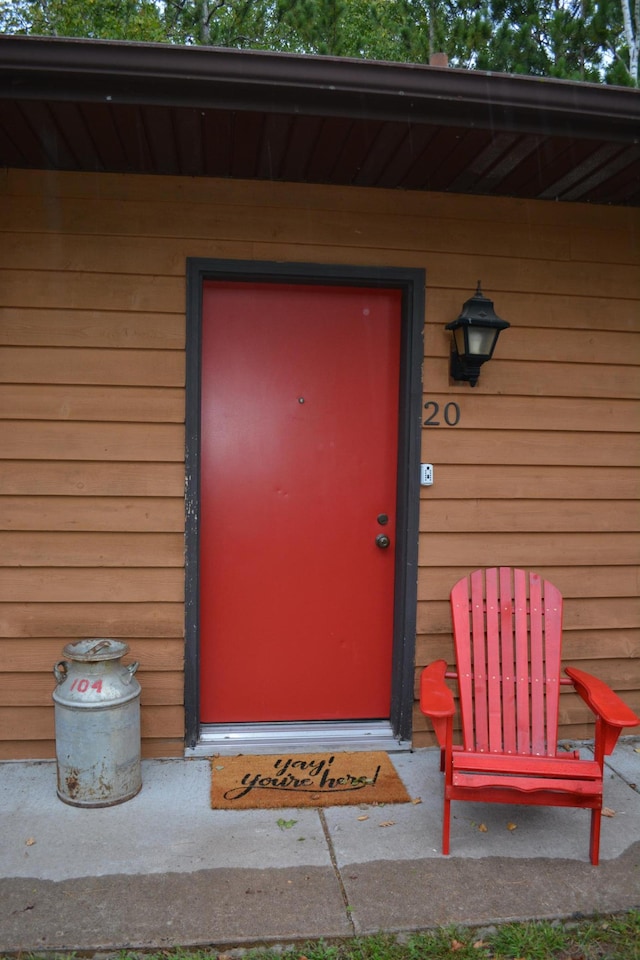 15326 Birch Point Rd, Lenroot Twp, WI 54843 - view of doorway to property