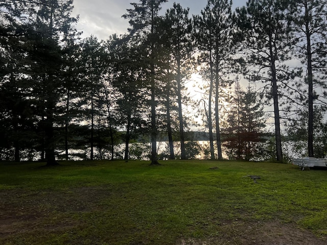 15326 Birch Point Rd, Lenroot Twp, WI 54843 - view of grassy yard